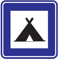 Kamp Yeri Levhası İşareti