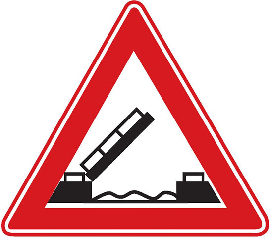 Açılan Köprü Levhası İşareti