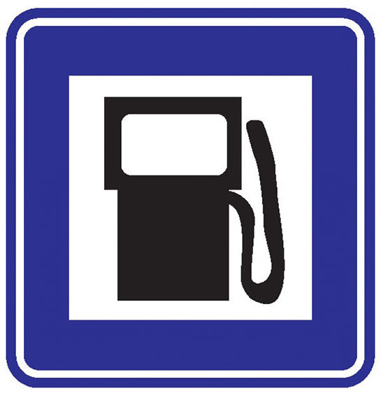Akaryakıt İstasyonu Levhası İşareti