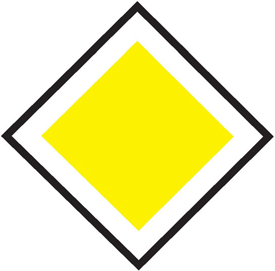 Ana Yol Levhası İşareti