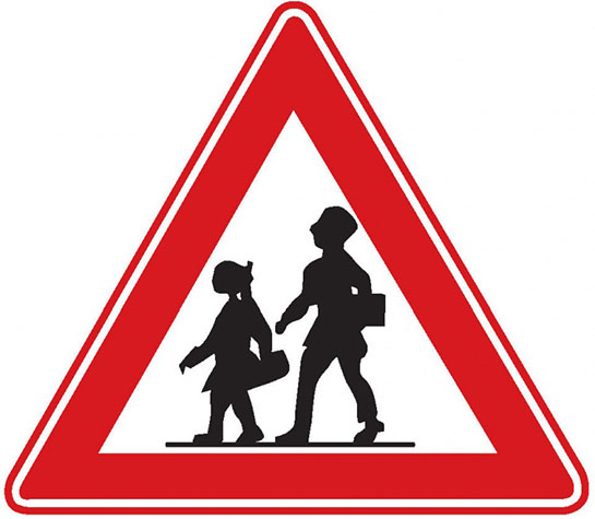 Okul Geçidi Levhası İşareti