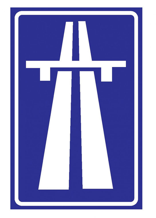 Otoyol Başlangıcı Levhası İşareti