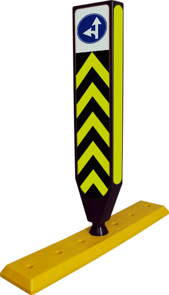 Refüj Ayırıcı Başı Ek Levhası İşareti